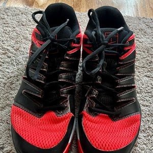 Nike Roger Federer 2017 Zoom Vapor X HC Tennis Shoe Red And Black Size 11